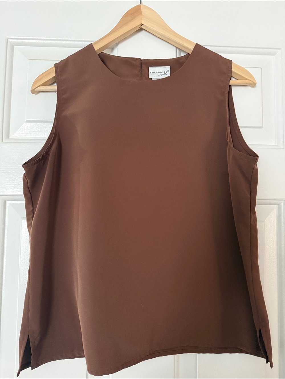 Kim Rogers Brown Sleeveless Camisole